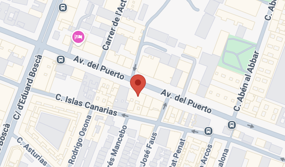 pulsa en el mapara para conocer la localización de nuestra oficina